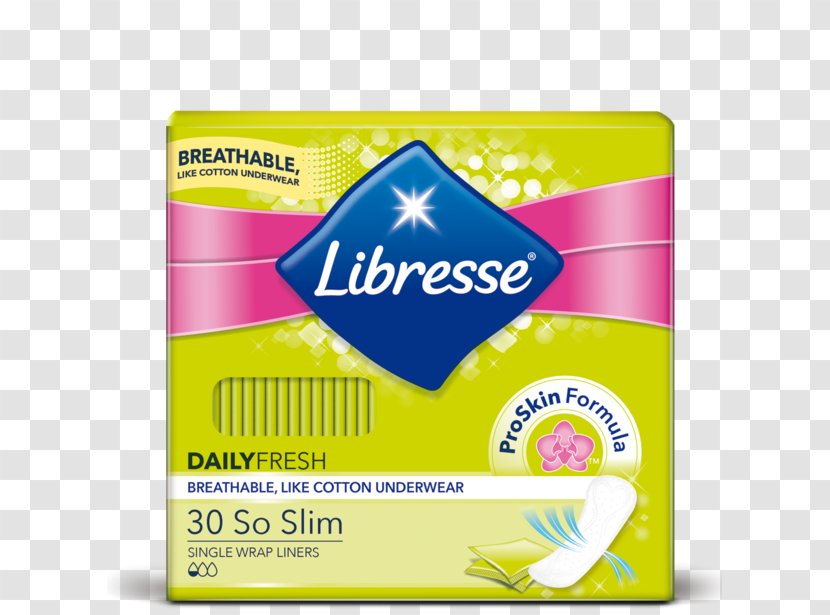 Pantyliner Libresse Tampon Feminine Sanitary Supplies Carefree - Tree - Sliming Transparent PNG