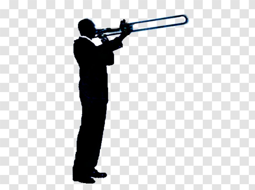 Silhouette Trombone Jazz Trumpet Clip Art - Saxophone - Cliparts Transparent PNG