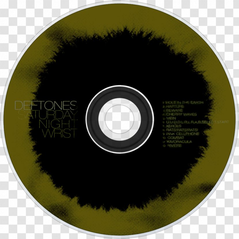 Compact Disc Saturday Night Wrist Deftones Album Alternative Metal - Heart - Nights Transparent PNG