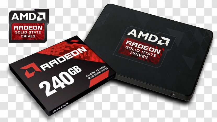 Serial ATA Solid-state Drive Hard Drives Radeon Advanced Micro Devices - Multilevel Cell - SSD Transparent PNG