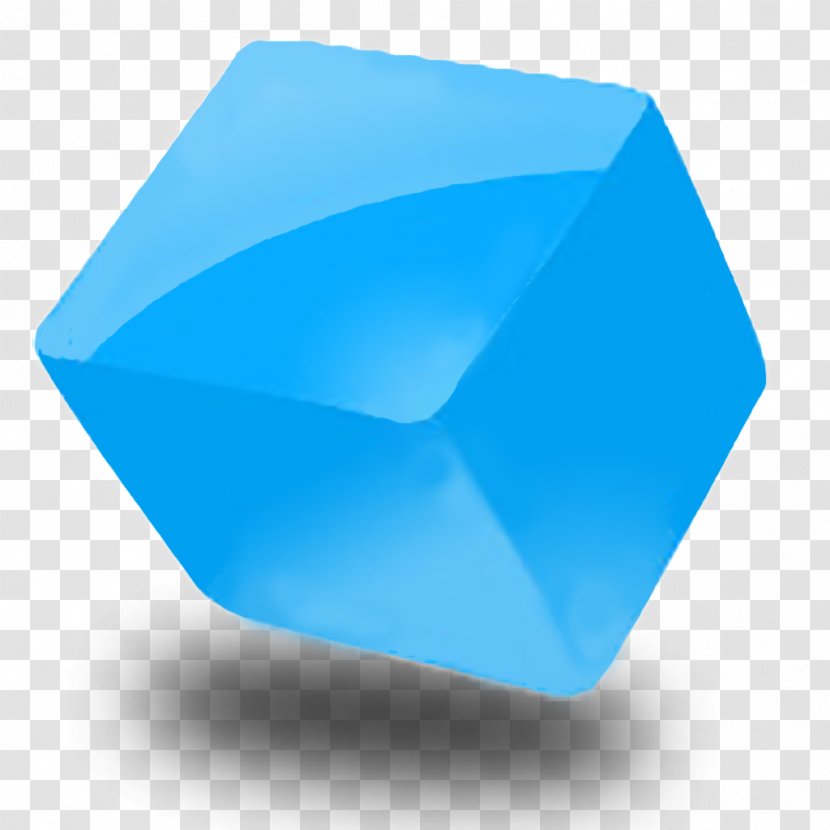 Line Angle Turquoise - Ice Block Transparent PNG