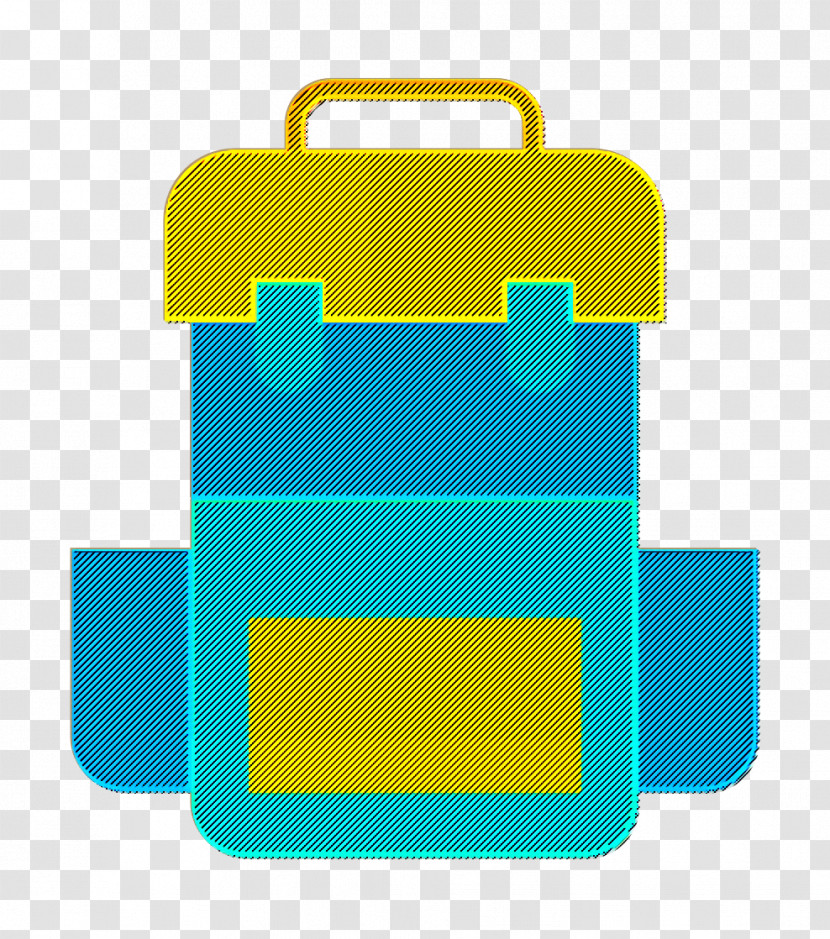 School Icon Backpack Icon Tools And Utensils Icon Transparent PNG