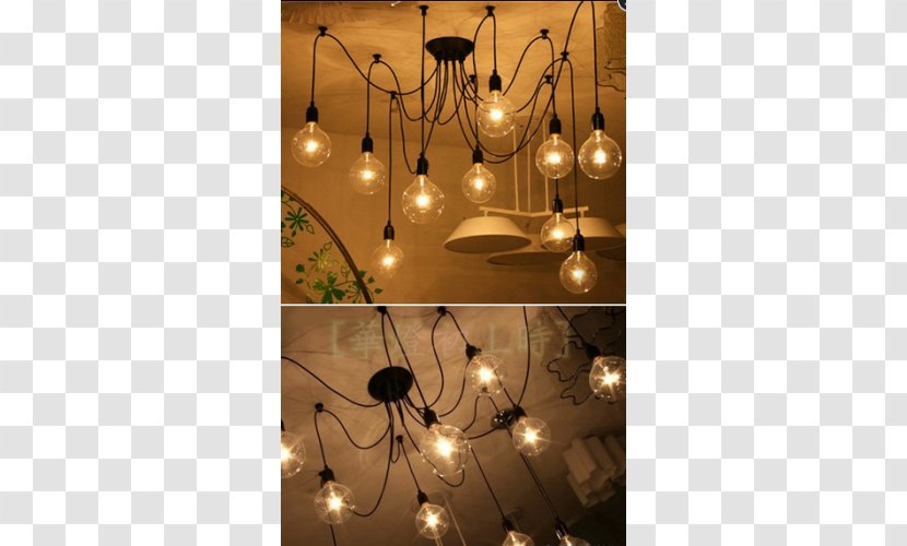 Light Fixture Chandelier Incandescent Bulb Edison Screw - Lamp - Sai Gon Transparent PNG