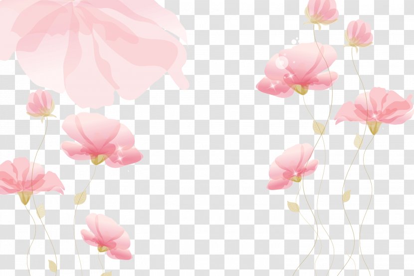 Download Wall Wallpaper - Color - Floral Banner Transparent PNG