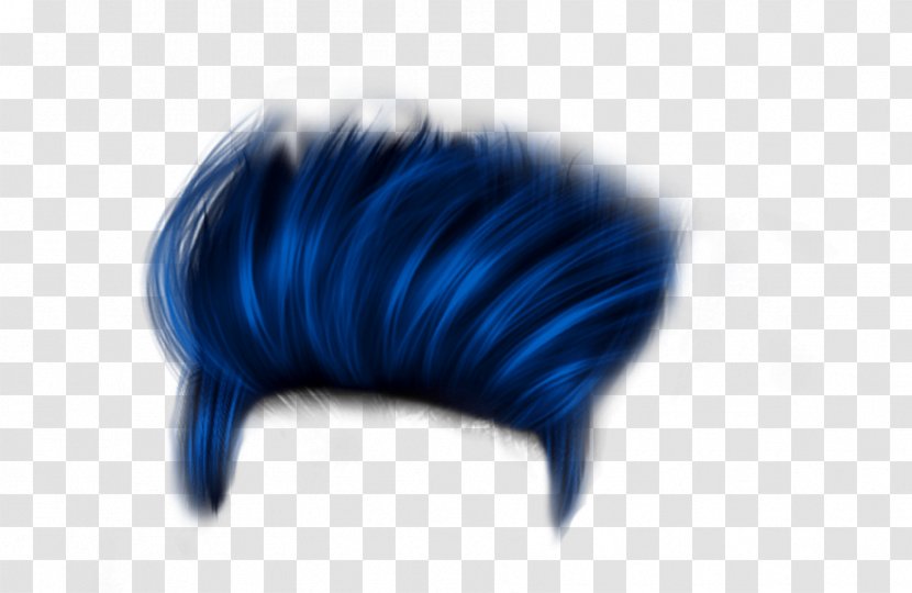 Image Editing Hair - Blue Transparent PNG