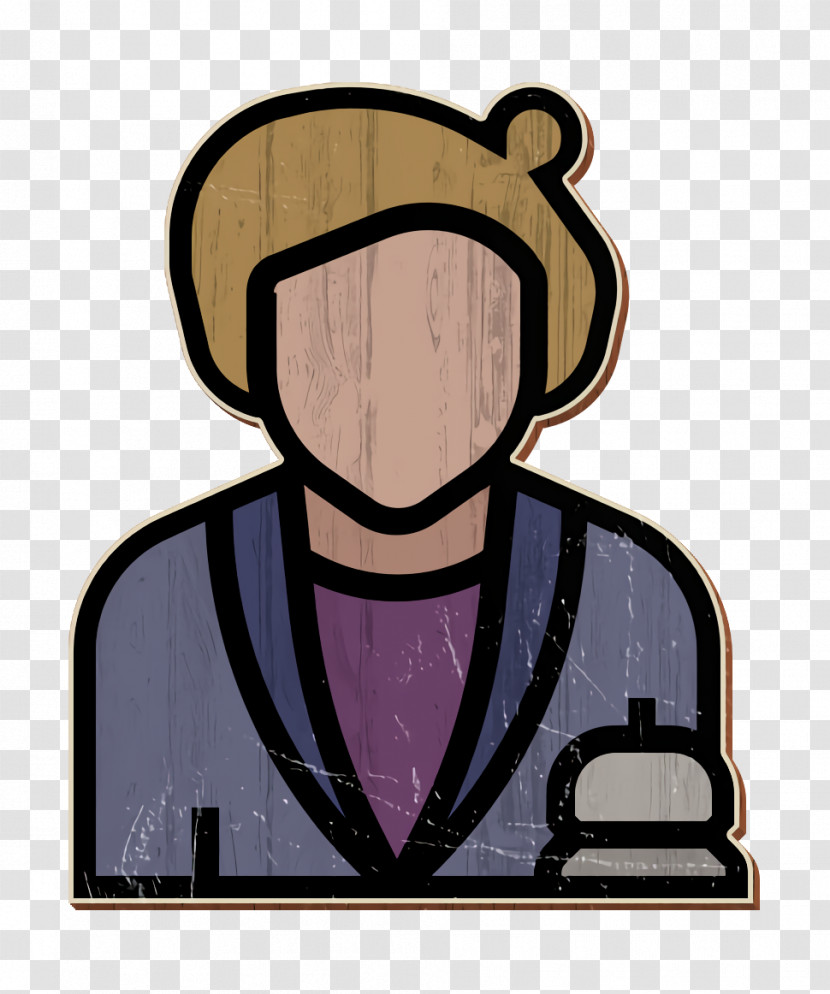Jobs And Occupations Icon Receptionist Icon Transparent PNG