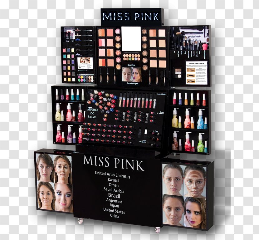 Miss Pink Eye Shadow Franchising Shop Make-up - Loja Transparent PNG