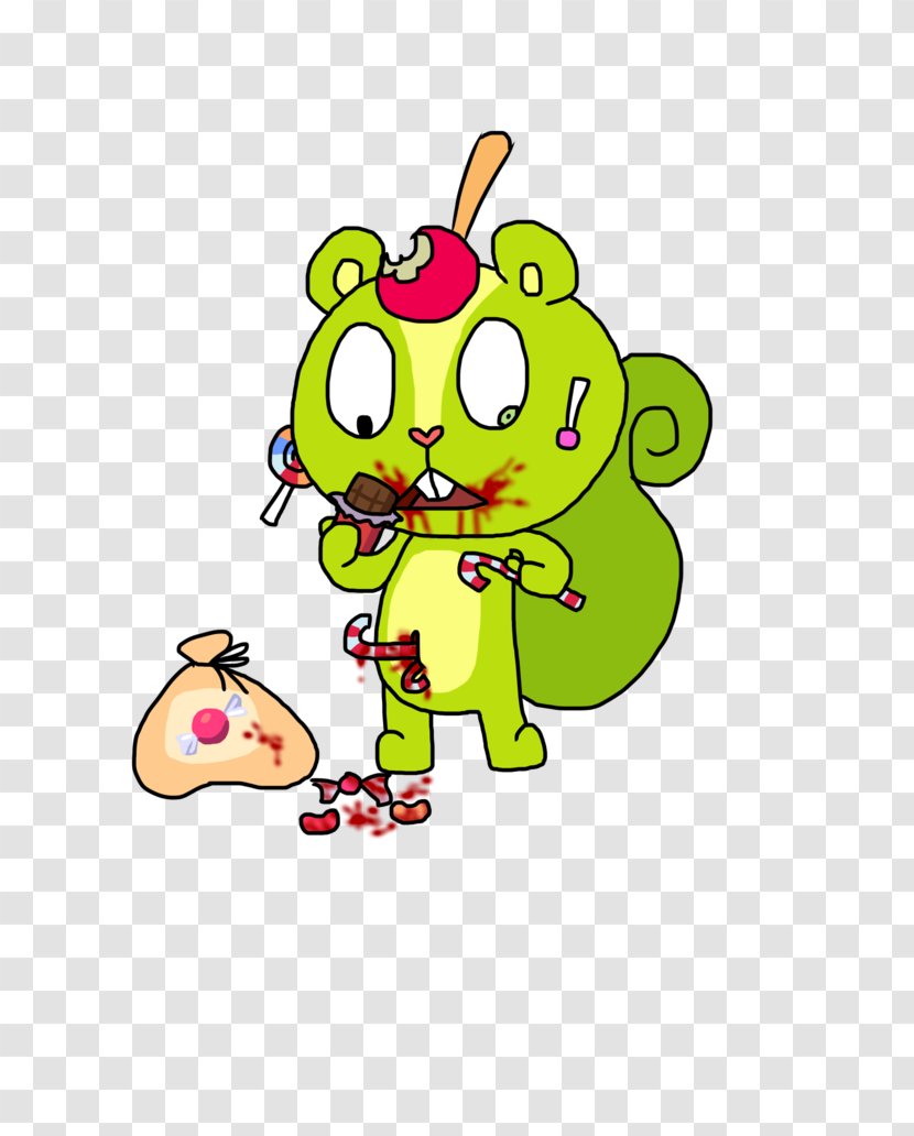 Disco Bear Toothy Cartoon DeviantArt Fan Art - Happy Tree Friends - Beaver Transparent PNG