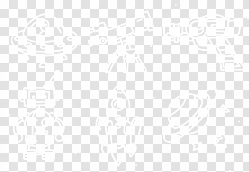 White Pattern - Area - Space Aviation Cartoon Graffiti Transparent PNG