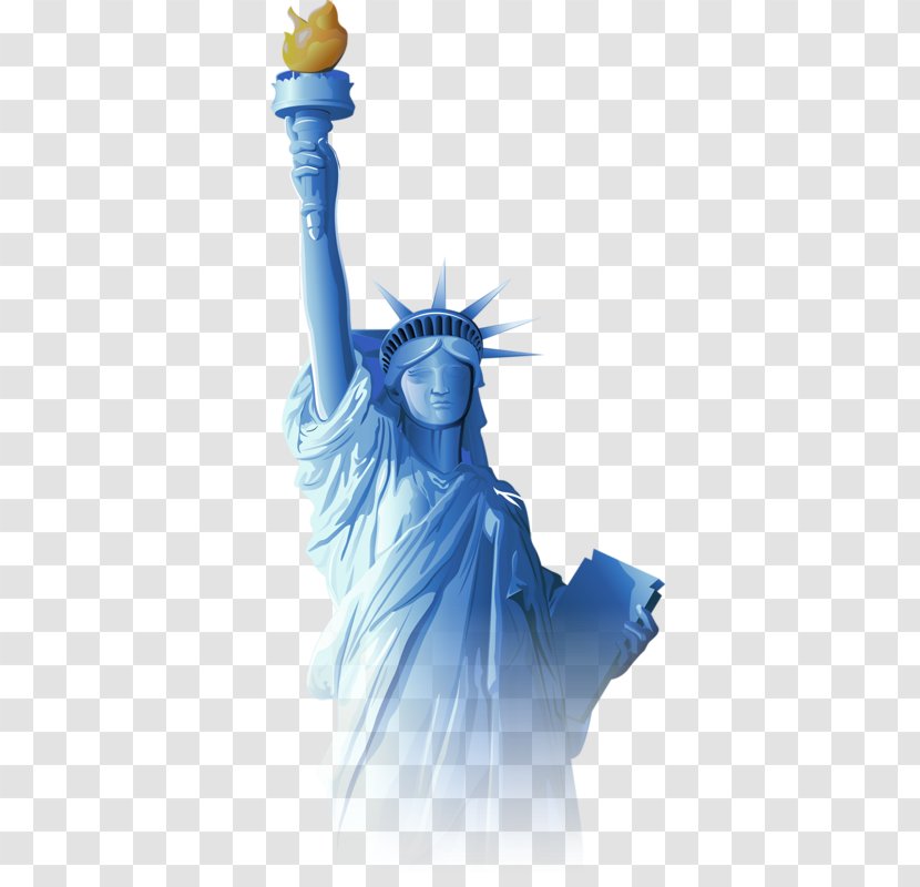 Statue Of Liberty - Art - Blue Like The Transparent PNG