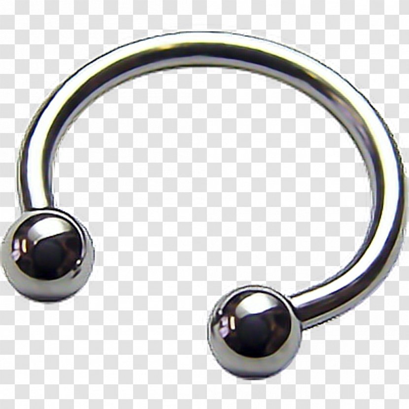 Body Piercing Materials Barbell Eyebrow Lip - Surgical Stainless Steel Transparent PNG