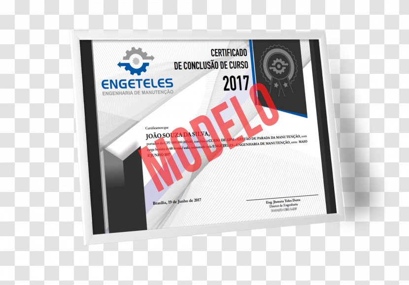 ENGETELES Maintenance Engineering Management Mechanical - Logo - Certificado De Honor Transparent PNG
