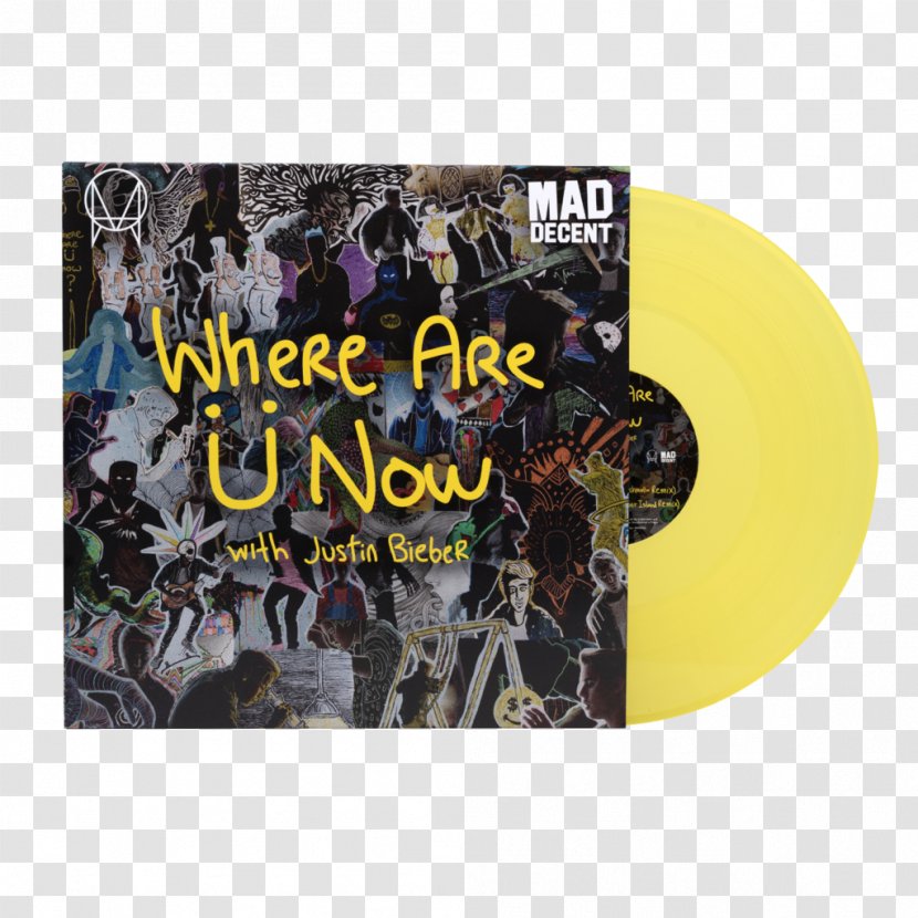 Where Are Ü Now Jack Phonograph Record Store Day LP - Lp - Justin Bibee Transparent PNG