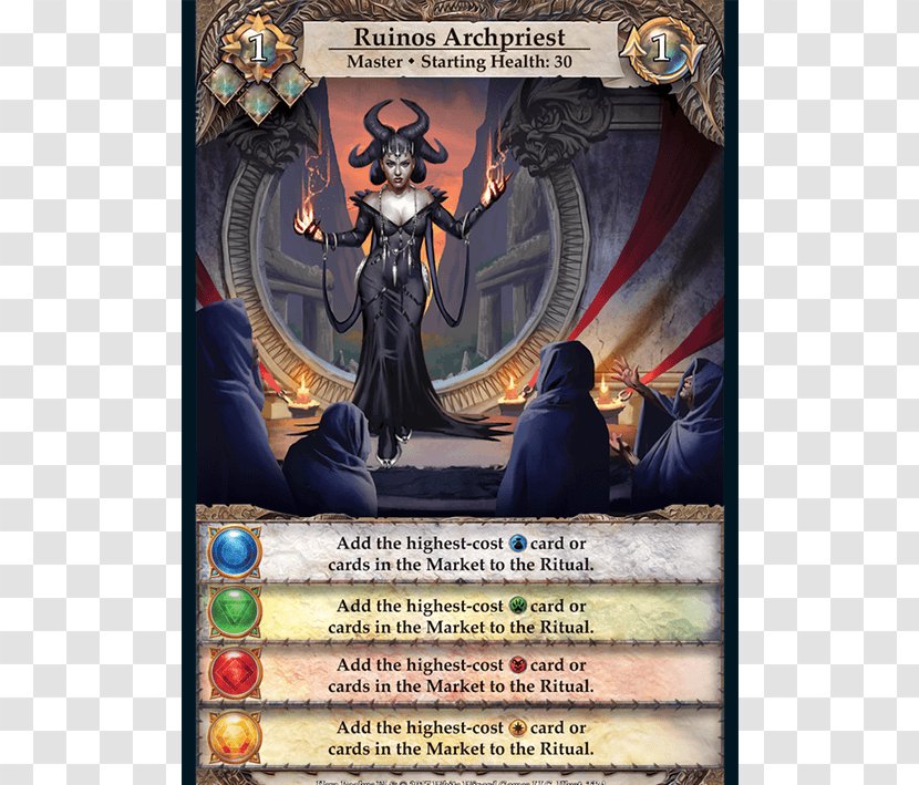 Hero Realms Deck-building Game Card Board - Fictional Character - The Ruin Of Kingdom Transparent PNG