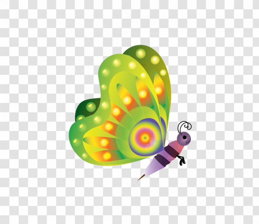 Butterfly - Yellow Transparent PNG