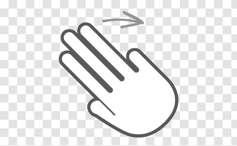 Finger Around The World Hand Swipe! Gesture - Gestures Transparent PNG