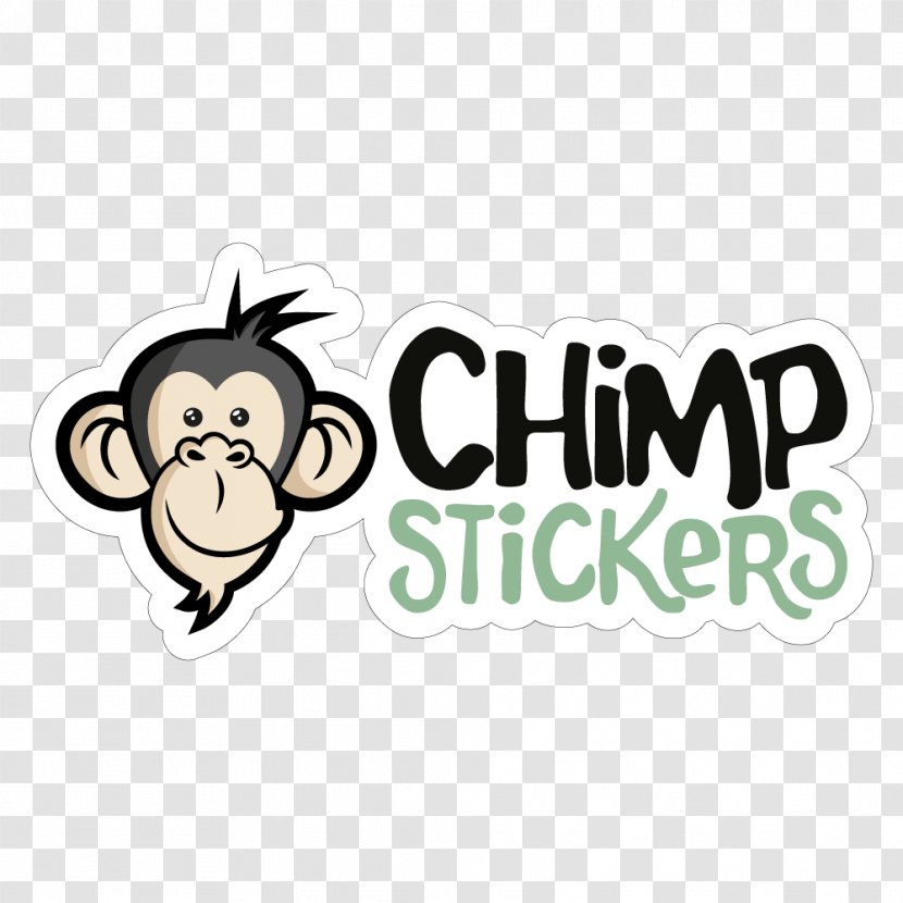 Mammal Chimpanzee Logo Clip Art Brand - Text Transparent PNG