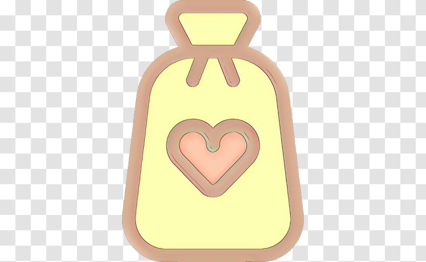 Pink Yellow Heart Transparent PNG