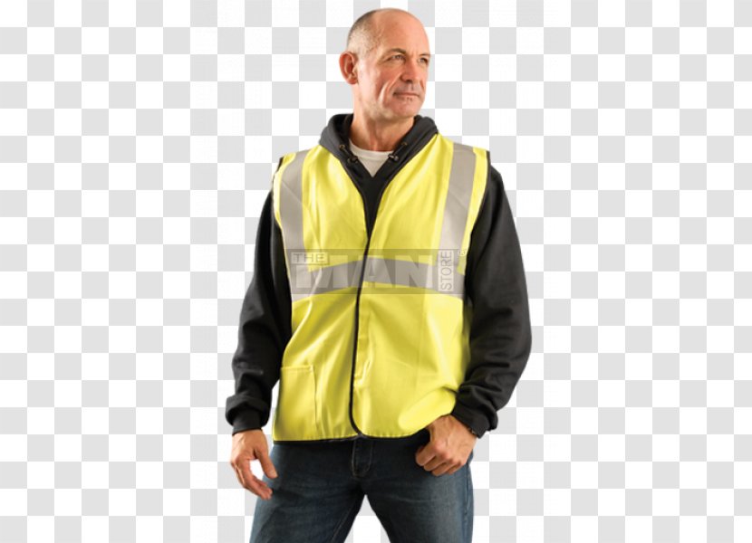 Hoodie High-visibility Clothing T-shirt Gilets Sleeve - T Shirt - Safety Vest Transparent PNG