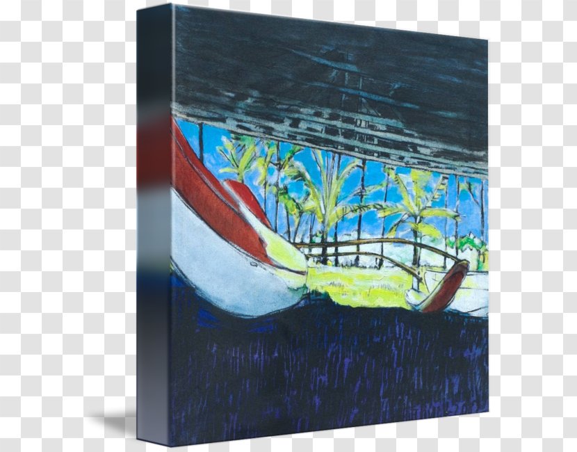 Modern Art Acrylic Paint Painting Gallery Wrap Transparent PNG