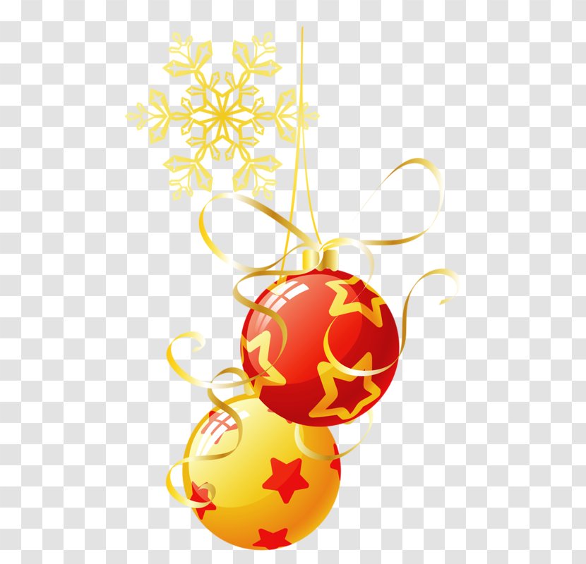 Santa Claus New Years Day - Fruit - Christmas Ball Transparent PNG