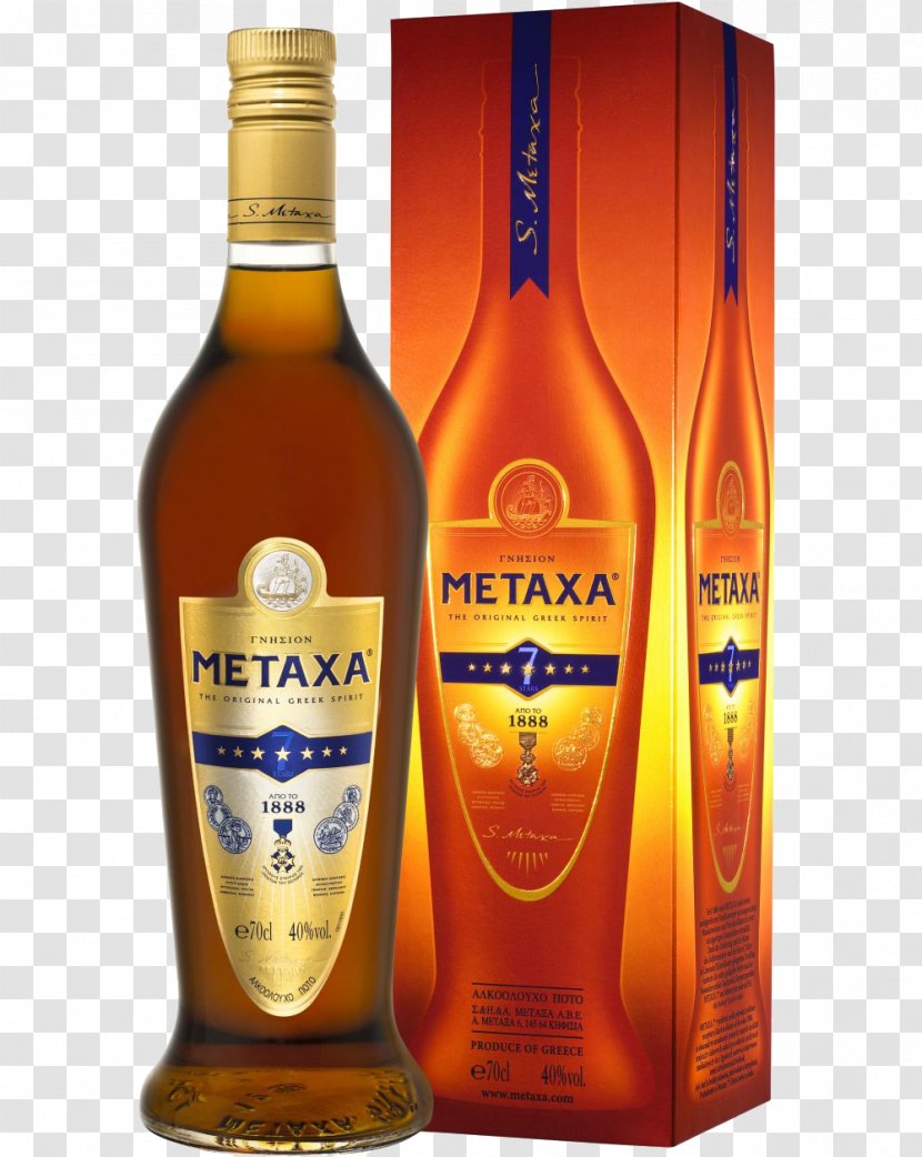 Metaxa Distilled Beverage Brandy Wine Liqueur - Greek Cuisine Transparent PNG
