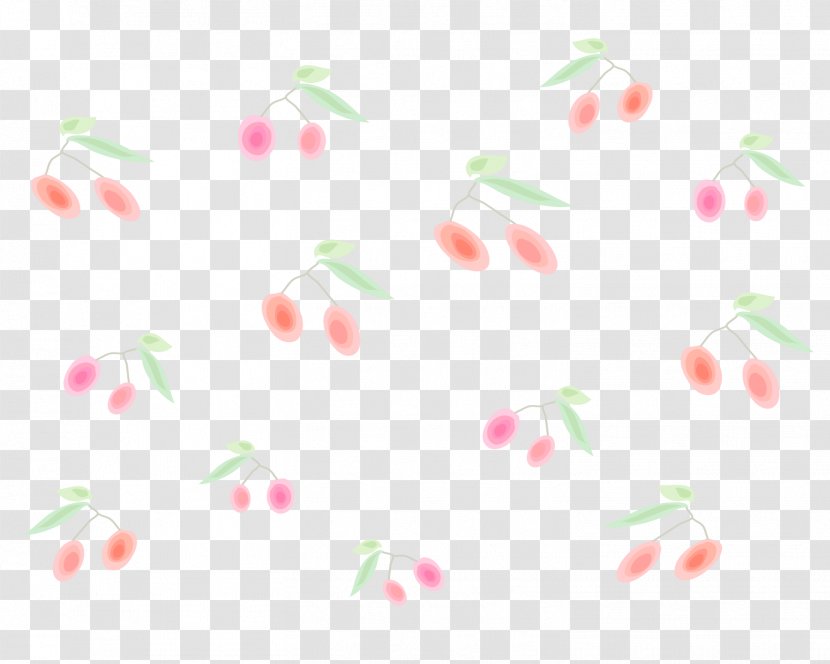 Pink M Floral Design Pattern Transparent PNG
