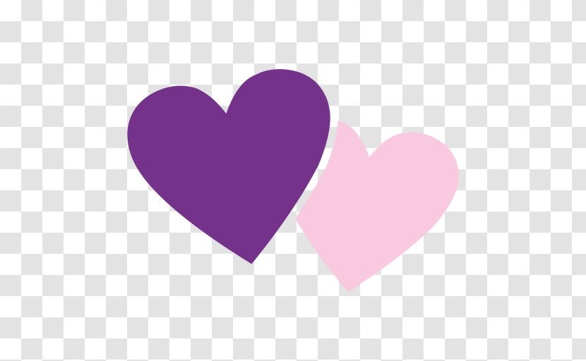 Heart Purple Clip Art - Watercolor Transparent PNG