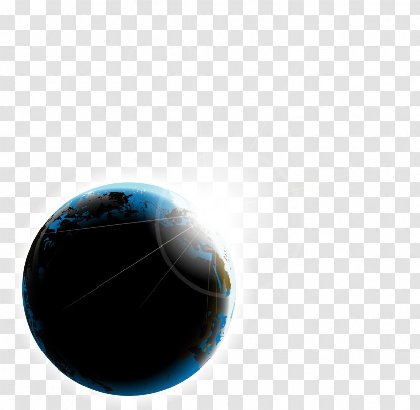 Earth Three-dimensional Vector - Atmosphere - Sphere Transparent PNG