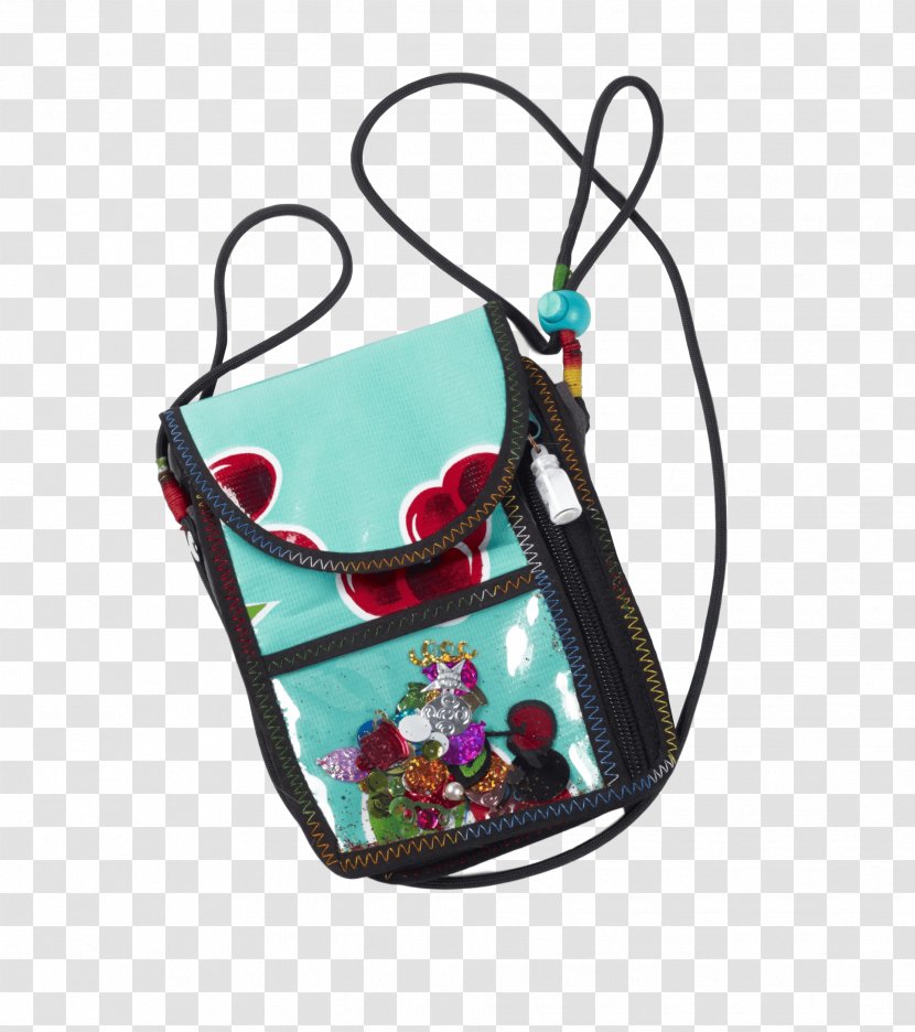 Handbag Pocket Clothing Messenger Bags - Turquoise - Cherry Transparent PNG