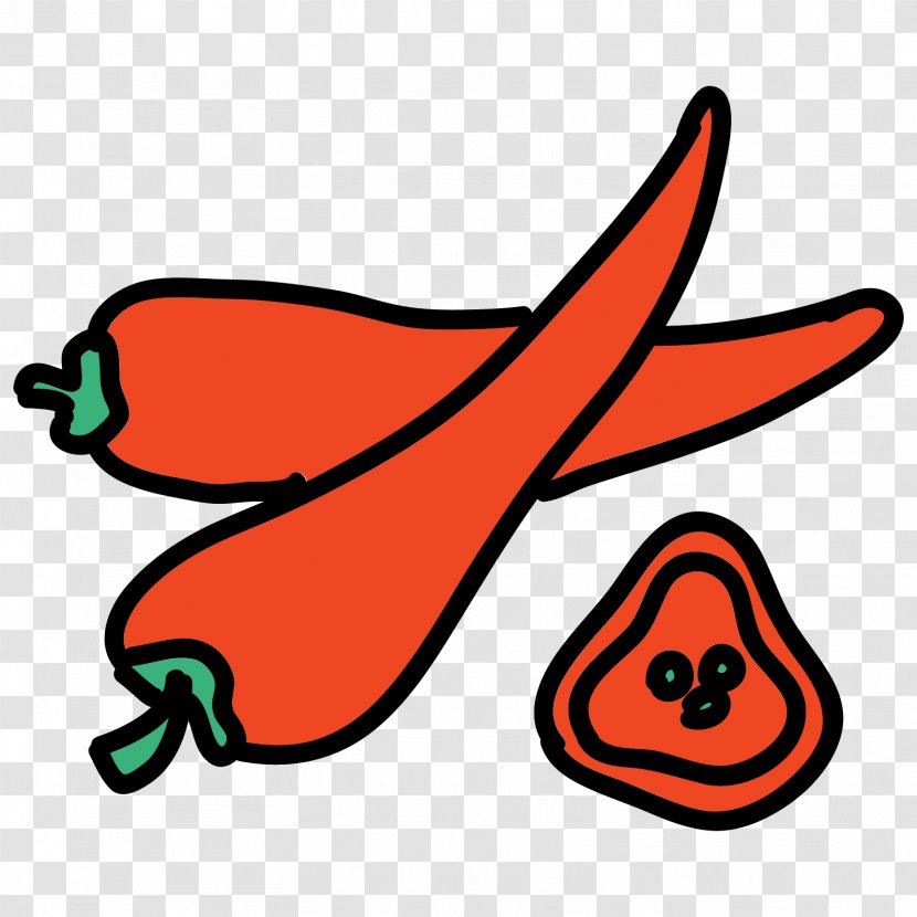 Chili Pepper Clip Art - Leaf Transparent PNG