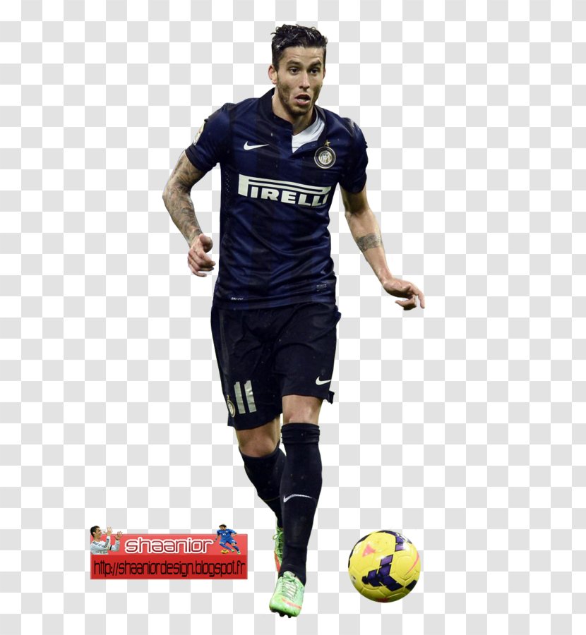 Ricky Álvarez 2012–13 Inter Milan Season DeviantArt Football Player - Sports Transparent PNG