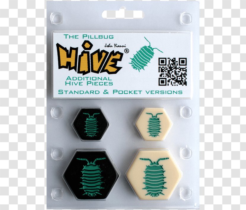 Gen42 Games Hive Pocket Board Game Expansion Pack - Pill Bugs - Carcassone Box Transparent PNG