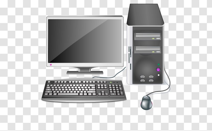 Computer Keyboard Mouse Clip Art Desktop Computers Openclipart - Electronics Transparent PNG