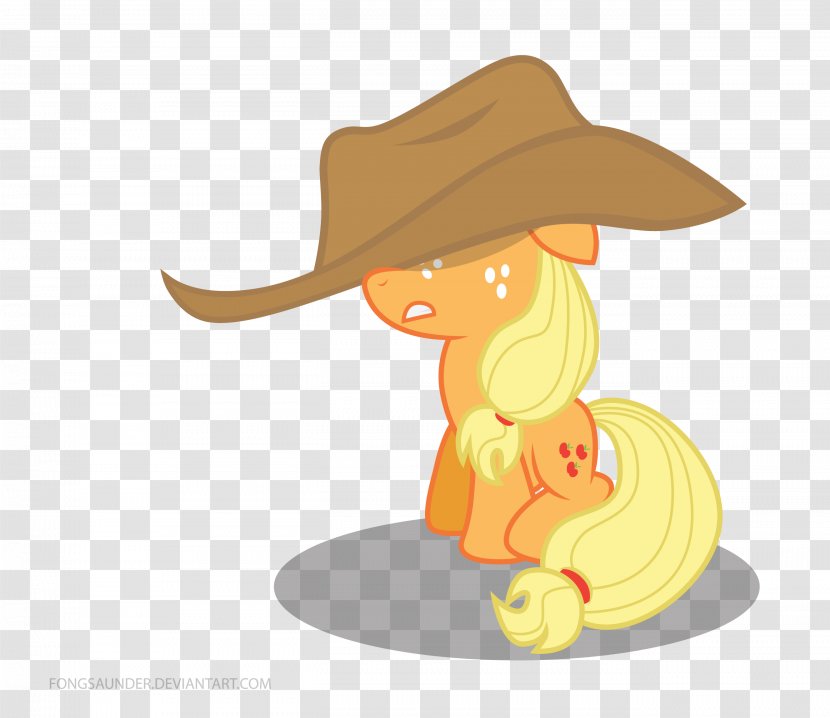 Applejack Cowboy Hat Pony Horse - Art - Oat Meal Transparent PNG
