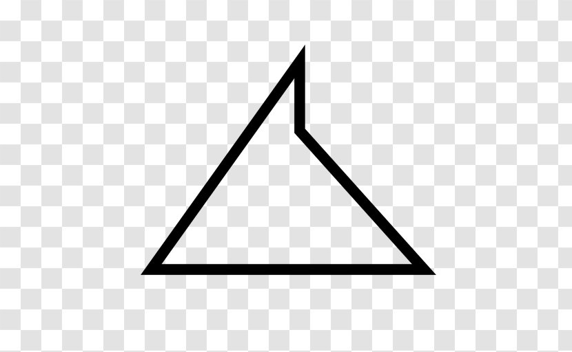 Triangle Area - Black - Bend Transparent PNG