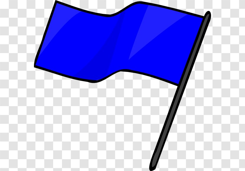 Flag Cartoon - Of Canada - Electric Blue Transparent PNG