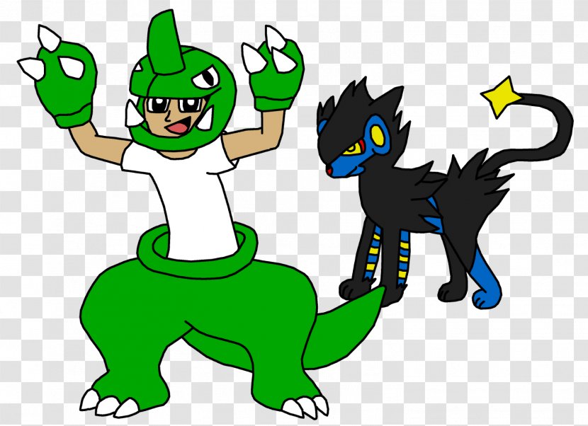 DeviantArt Digital Art Luxray Fan - Green - Maniac Transparent PNG