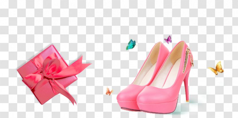 High-heeled Footwear Shoe Gift Pink - Gratis - Heels Transparent PNG