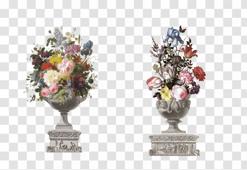 Vase Flower Floral Design - Flowerpot Transparent PNG