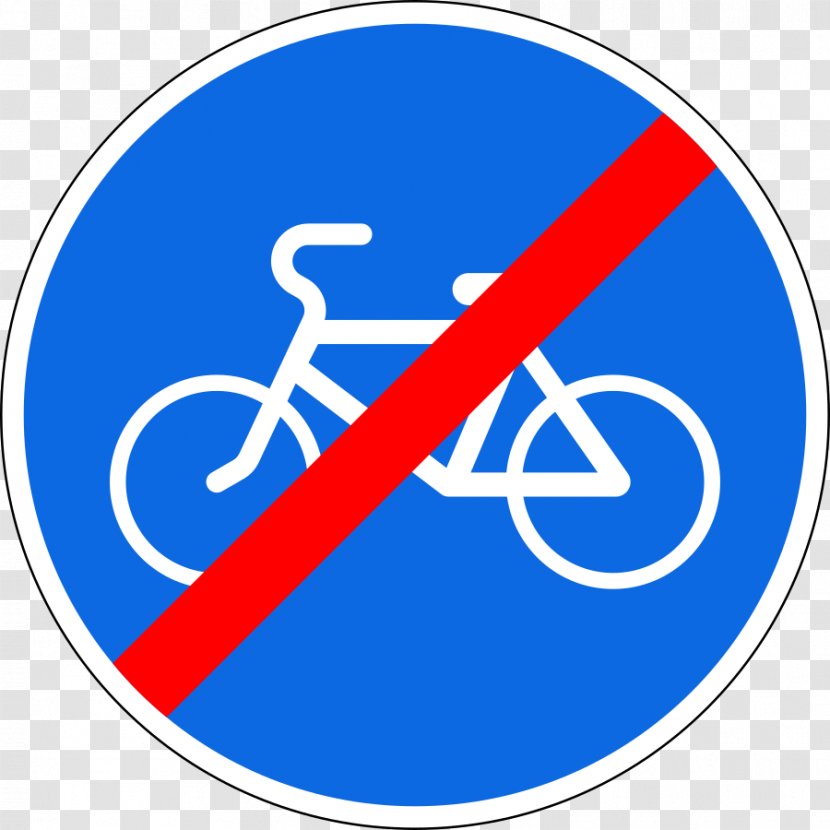 Segregated Cycle Facilities Traffic Sign Bicycle Road Mandatory - 4/4 Transparent PNG