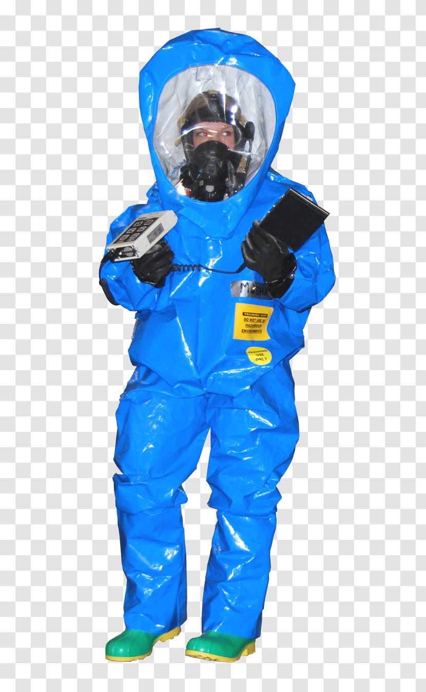 Hazardous Material Suits Dry Suit Astronaut Dangerous Goods - Electric Blue Transparent PNG