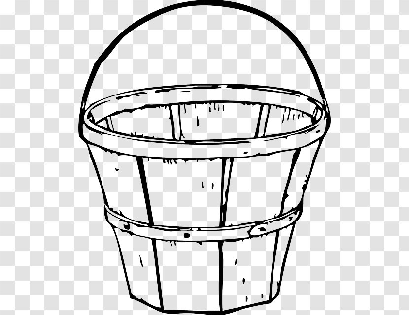 Apple Pencil Easter Basket Clip Art - Monochrome Photography - Ucket Transparent PNG