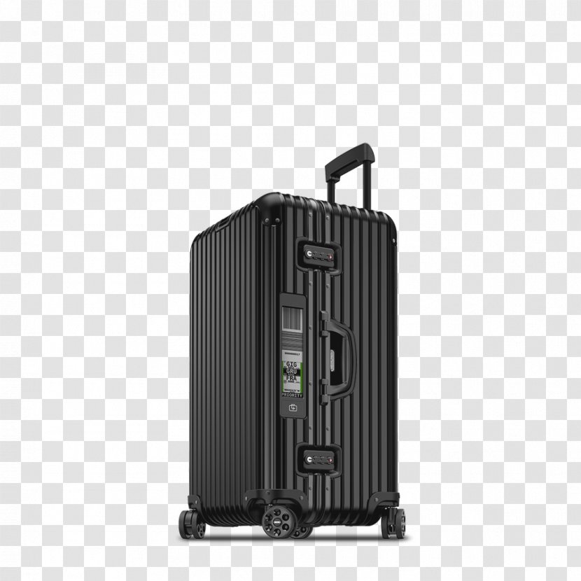 Rimowa Electronic Tag Suitcase Baggage Topas Stealth Multiwheel - Factory Transparent PNG
