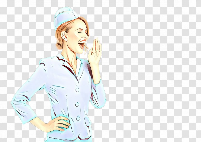 Health Care Provider Uniform Service Nurse Gesture - Smile Transparent PNG