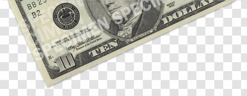 Security Thread Education Australian Ten-dollar Note Microprinting - Ink - Federal Reserve 10 Transparent PNG