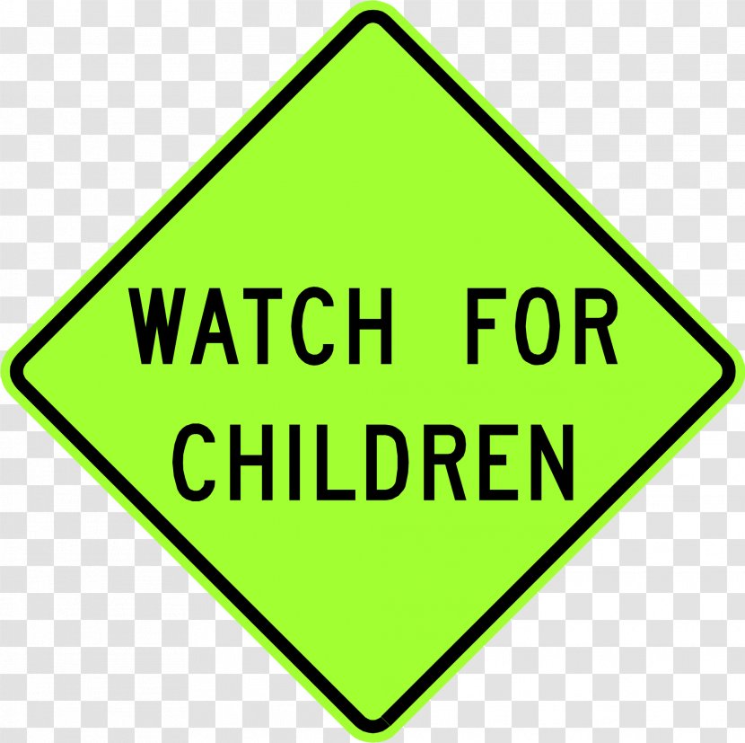 Slow Children At Play Warning Sign Safety - Triangle - Road Transparent PNG