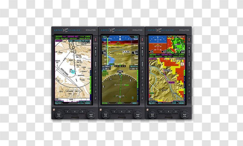 Aircraft Primary Flight Display Aspen Avionics Multi-function - Software Transparent PNG