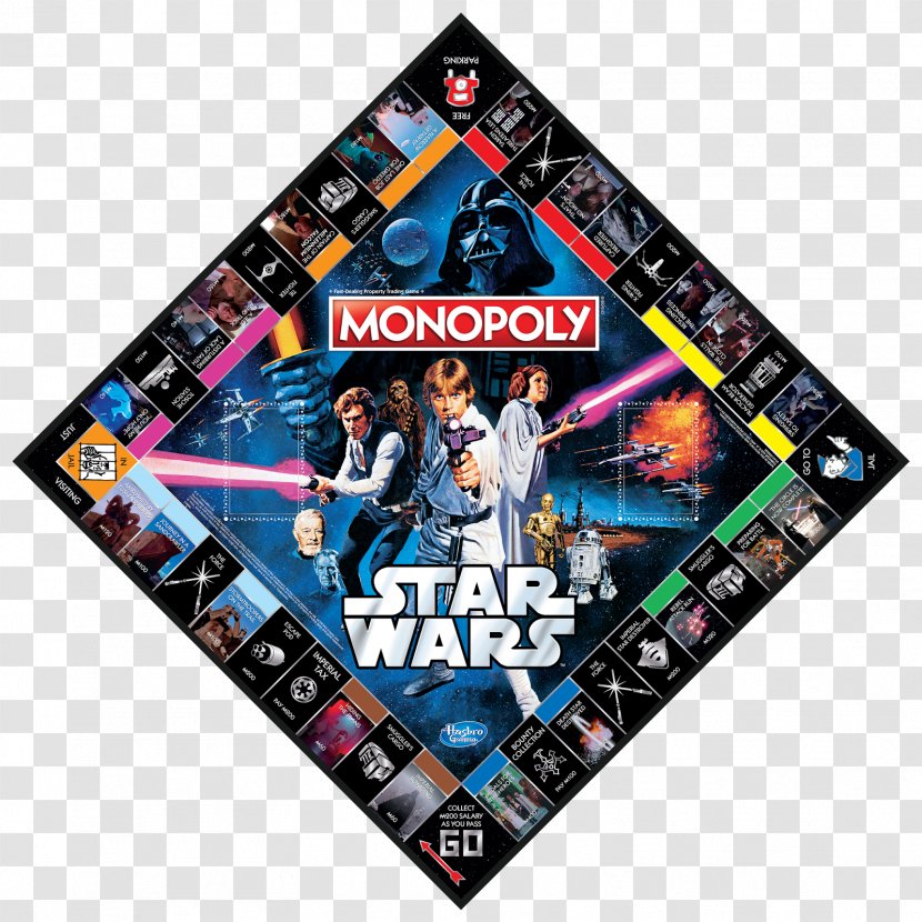 Luke Skywalker Star Wars: The Black Series Hasbro Monopoly Kenner Wars Action Figures - Advertising Transparent PNG
