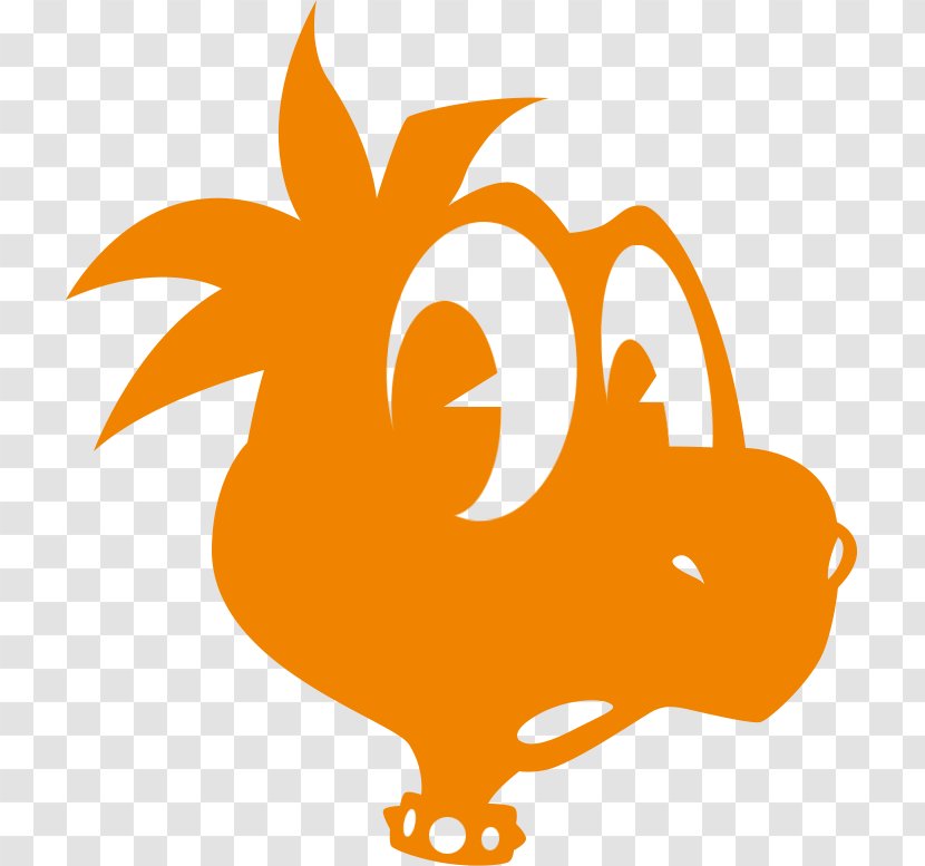 Clip Art Illustration Cartoon Character Beak - Orange - Ar Design Element Transparent PNG